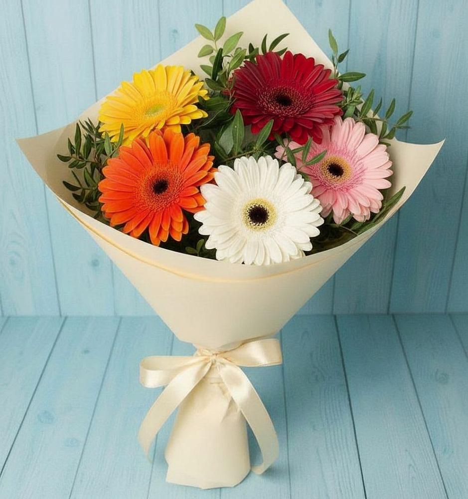 Букет цветов из: Герберы в Орловском Забайкальского края