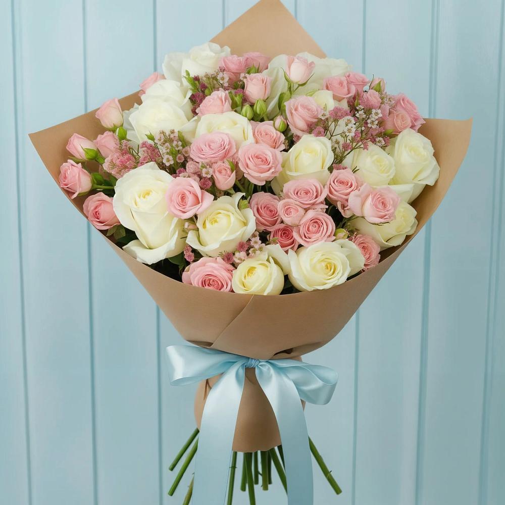 Букет цветов из: Розы в Орловском Забайкальского края