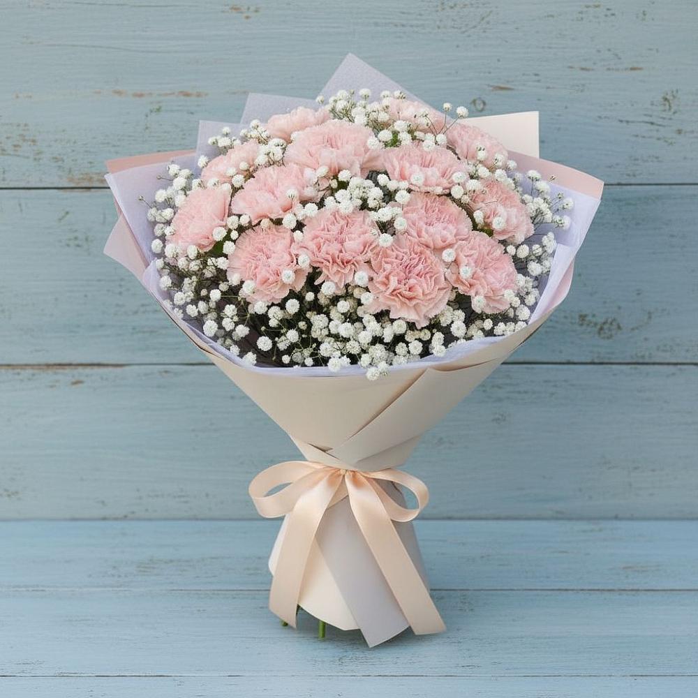 Букет цветов из: Гвоздики в Орловском Забайкальского края