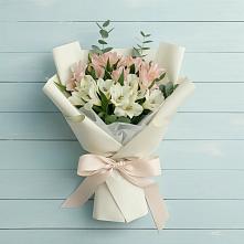 Букет цветов из:  Альстромерии в Орловском Забайкальского края