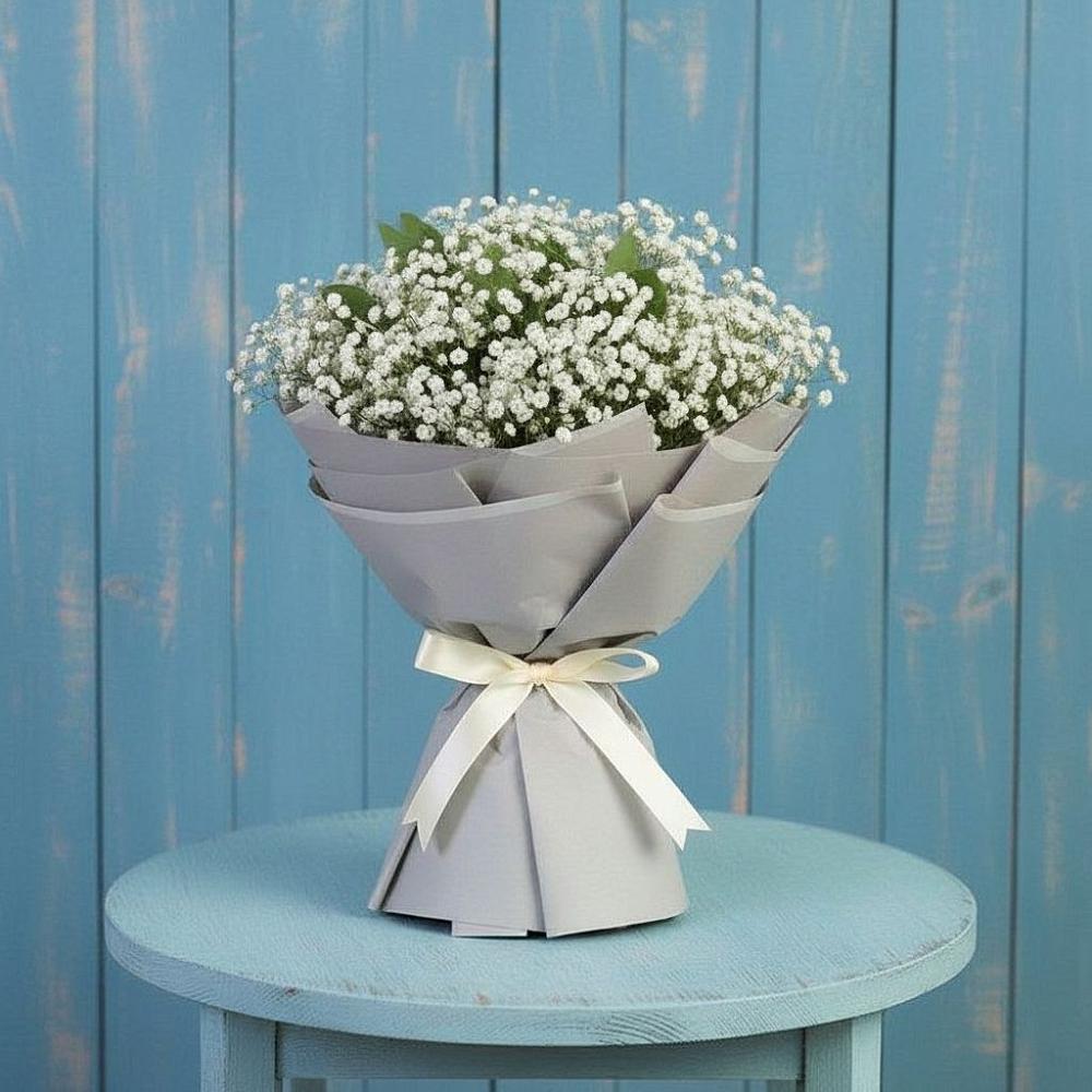 Букет цветов из: Гипсофила в Орловском Забайкальского края