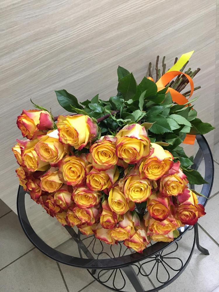 Букет Желтые розы в Орловском Забайкальского края