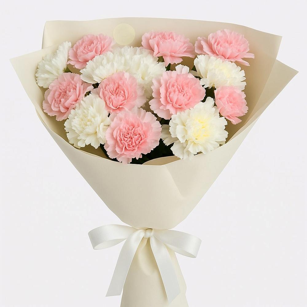 Букет цветов из: Гвоздики в Орловском Забайкальского края