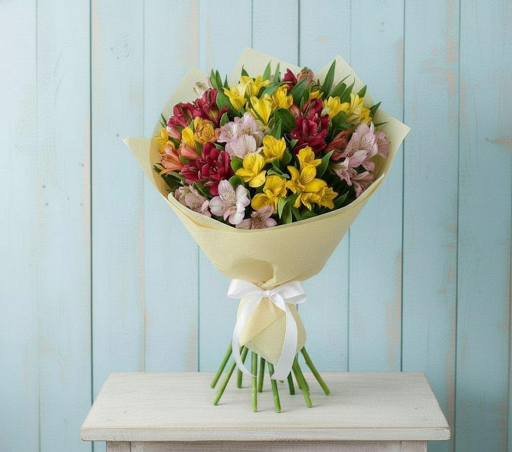 Букет цветов из: Альстромерии в Орловском Забайкальского края