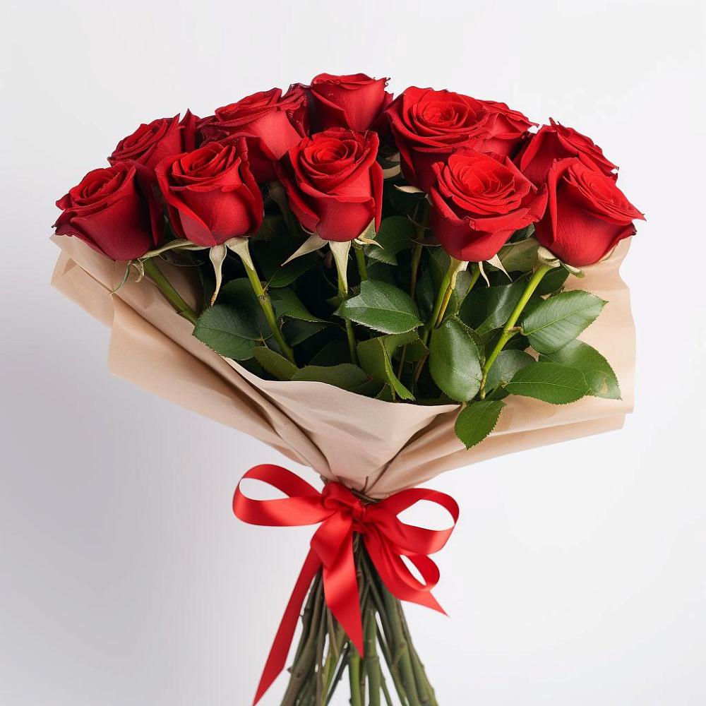 Букет 11 Красных роз Эдлесс Лав в Орловском Забайкальского края
