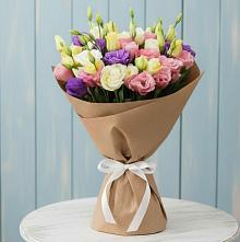 Букет цветов из:  Лизиантусы в Орловском Забайкальского края